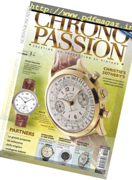 Chrono Passion – Gennaio-Febbraio 2018 Cover