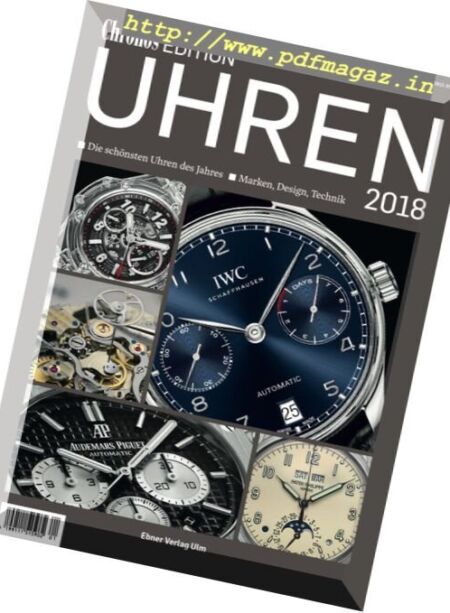 Chronos Edition Uhren – 2018 Cover