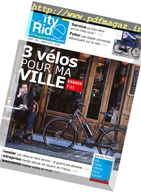 City Ride – Janvier-Fevrier-Mars 2018 Cover