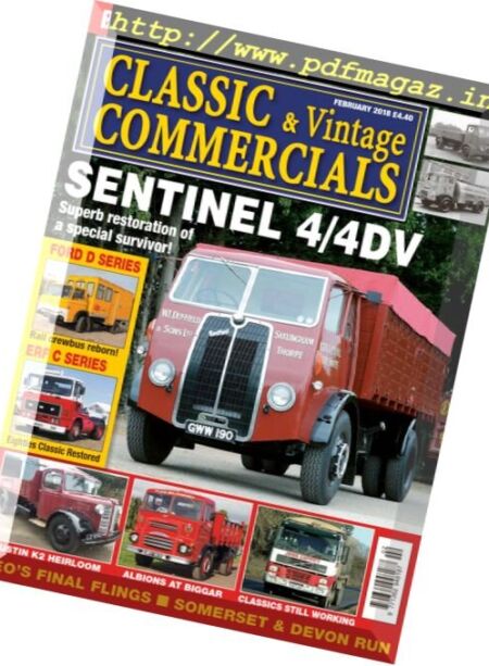 Classic & Vintage Commercials – February 2018 Cover