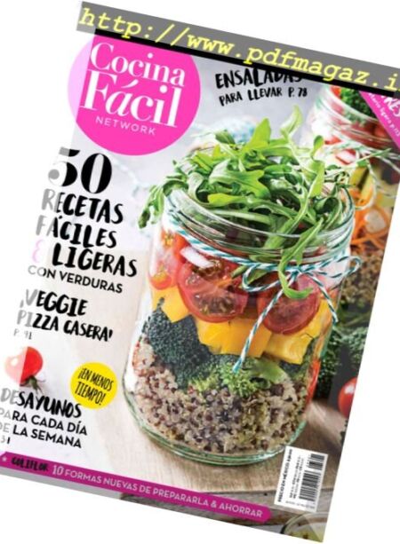 Cocina Facil Mexico – febrero 2018 Cover