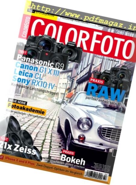 Colorfoto – Februar 2018 Cover