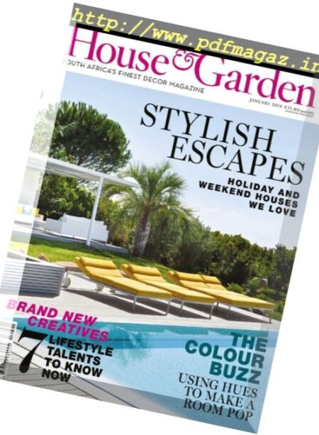 Conde Nast House & Garden – January 2018 Cover