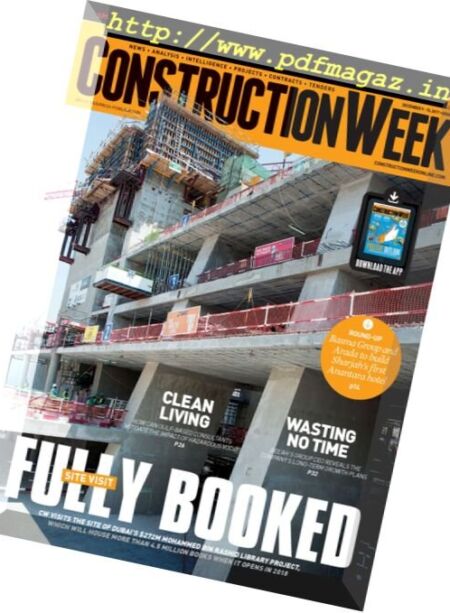 Construction Week Middle East – 9 December 2017 Cover