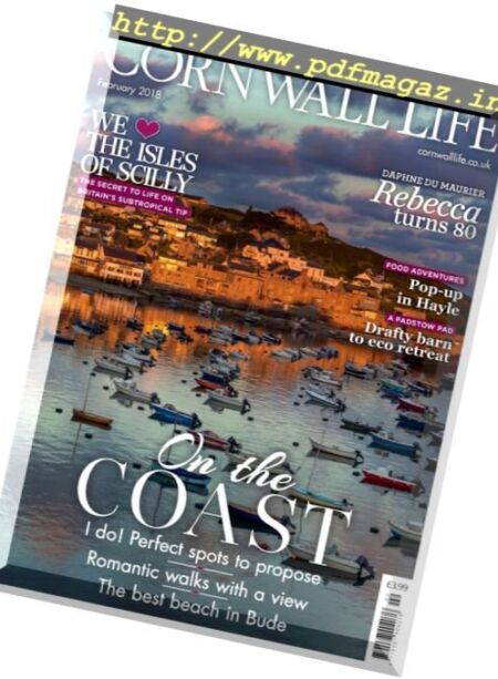 Cornwall Life – January 2018 Cover