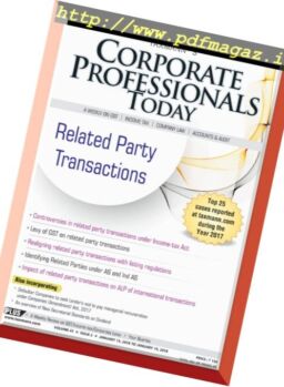 Corporate Professional Today – 13 January 2018