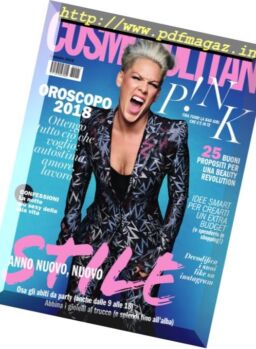 Cosmopolitan Italia – Gennaio 2018