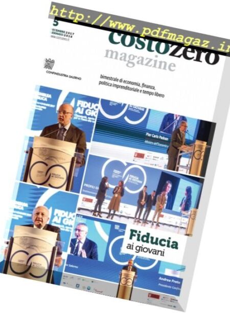 Costozero – Dicembre 2017 Cover
