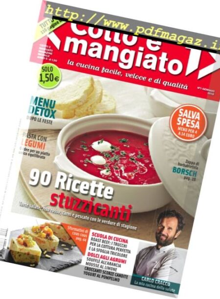 Cotto e Mangiato – Gennaio 2018 Cover