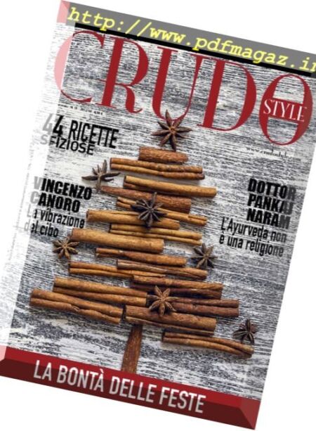 Crudo Style – Dicembre 2017 – Gennaio 2018 Cover