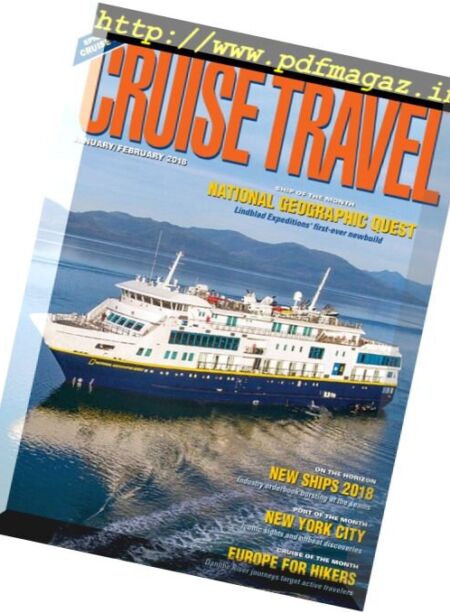 Cruise Travel – January 2018 Cover