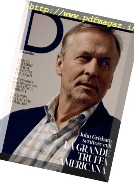 D la Repubblica – 20 Gennaio 2018 Cover