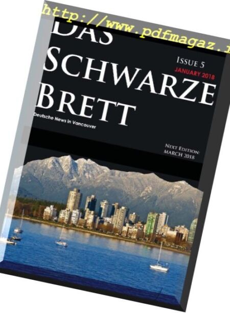 Das Schwarze Brett – January 2018 Cover