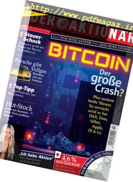 Der Aktionar – 5 Januar 2018 Cover