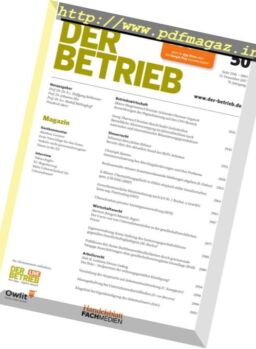 Der Betrieb – 15 Dezember 2017