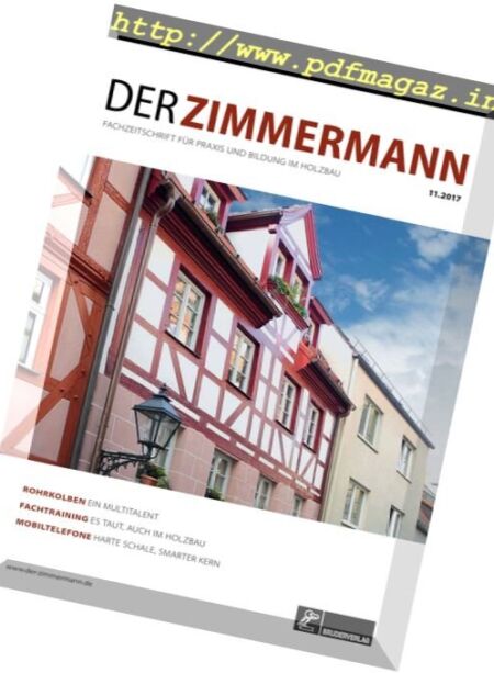 Der Zimmermann – Nr.11 2017 Cover