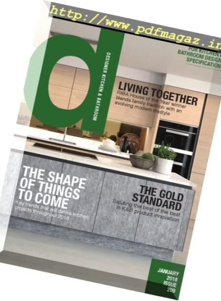 Designer Kitchen & Bathroom – January 2018 Cover