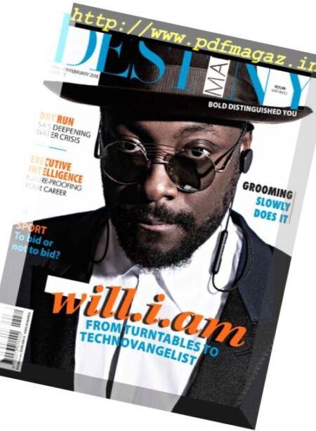 Destiny Man – January 2018 Cover
