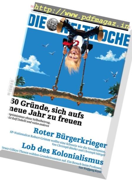 Die Weltwoche – 4 Januar 2018 Cover