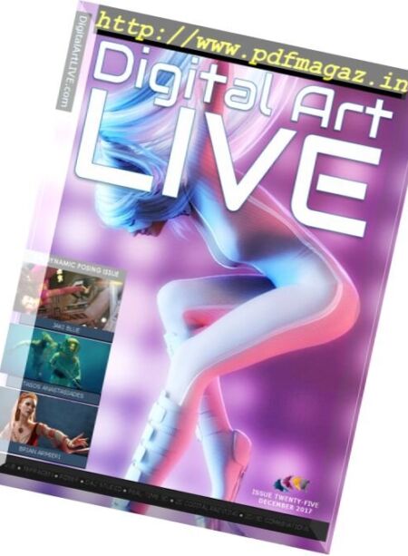 Digital Art Live – Issue 25, December 2017 Cover