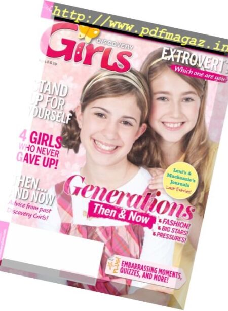 Discovery Girls – January 2018 Cover