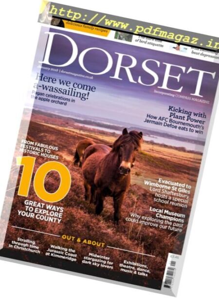 Dorset Magazine – January 2018 Cover