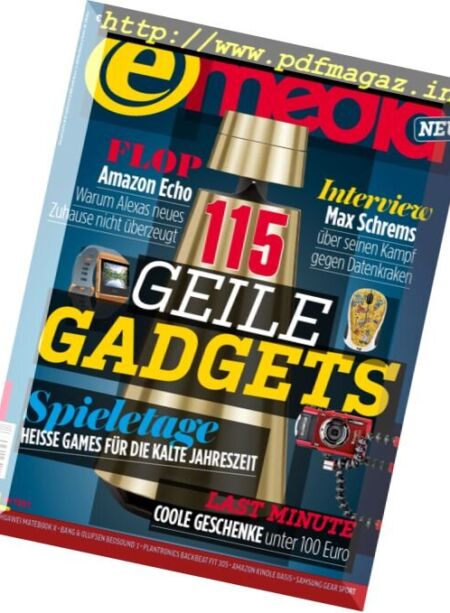 E-Media – Januar 2018 Cover
