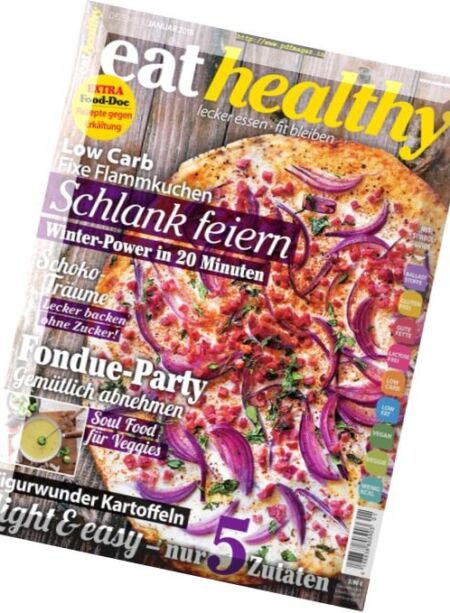 Eat Healthy Germany – December 2017 – Januar 2018 Cover