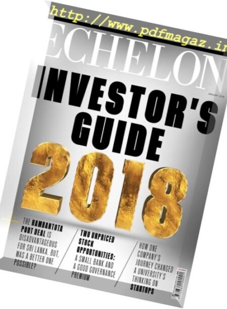 Echelon – January 2018 Cover