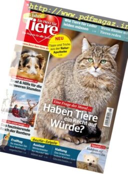 Ein Herz fur Tiere – Januar 2018