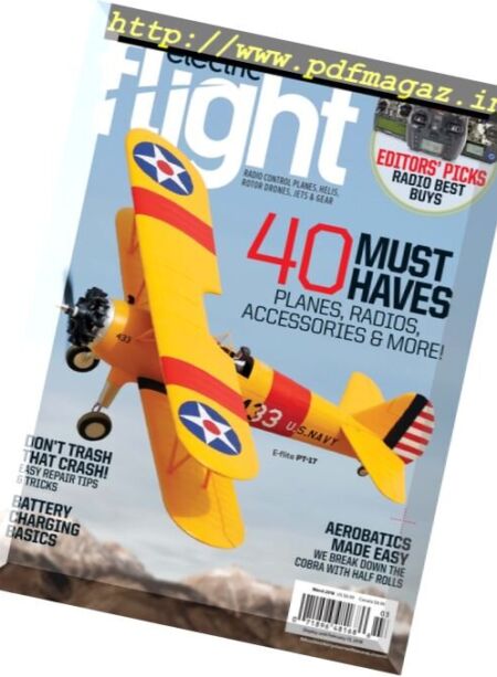 Electric Flight – March 2018 Cover