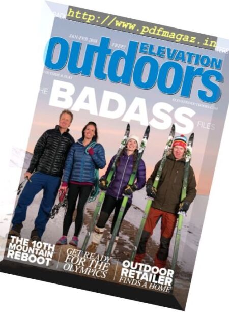 Elevation Outdoors – January 2018 Cover