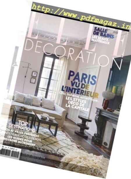 Elle Decoration France – Hors-Serie – janvier 2018 Cover