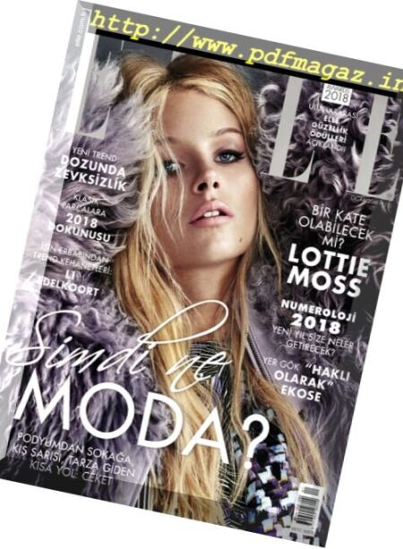 Elle Turkey – Ocak 2018 Cover