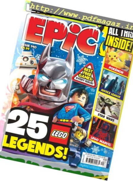 Epic Magazine – December 2017 Cover