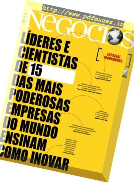 Epoca Negocios Brazil – Janeiro 2018 Cover