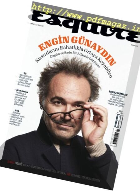 Esquire Turkey – Ocak 2018 Cover