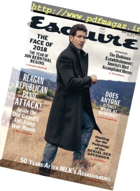 Esquire USA – February 2018 Cover
