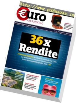 Euro am Sonntag – 24 Dezember 2017