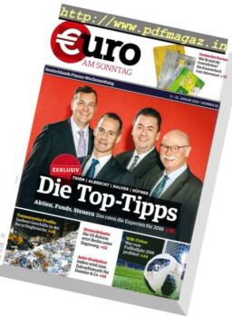 Euro am Sonntag – 6 Januar 2018
