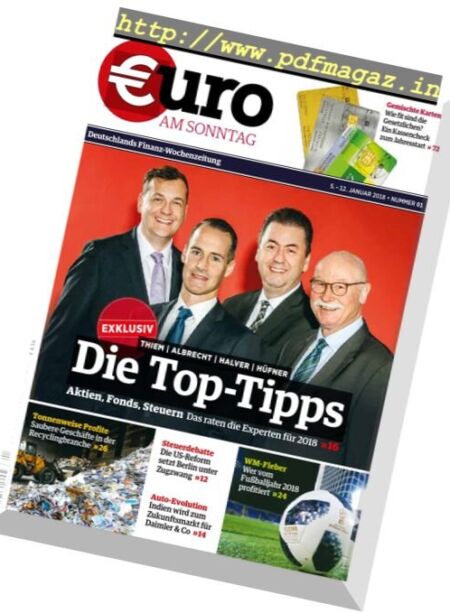 Euro am Sonntag – 6 Januar 2018 Cover