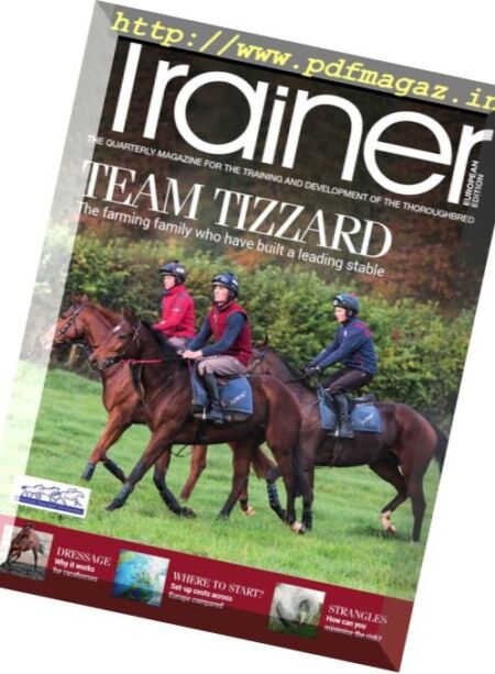 European Trainer Magazine – January-March 2018 Cover