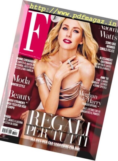 F – 13 Dicembre 2017 Cover