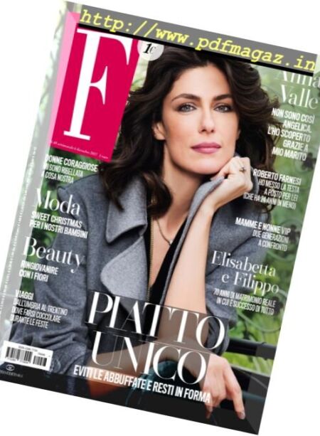 F – 6 Dicembre 2017 Cover