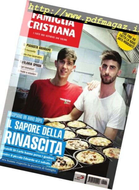 Famiglia Cristiana – 14 Gennaio 2018 Cover