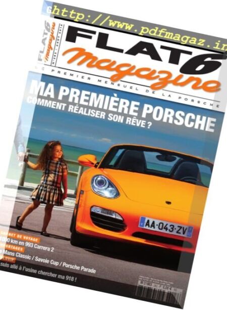 Flat 6 Magazine – Aout 2014 Cover