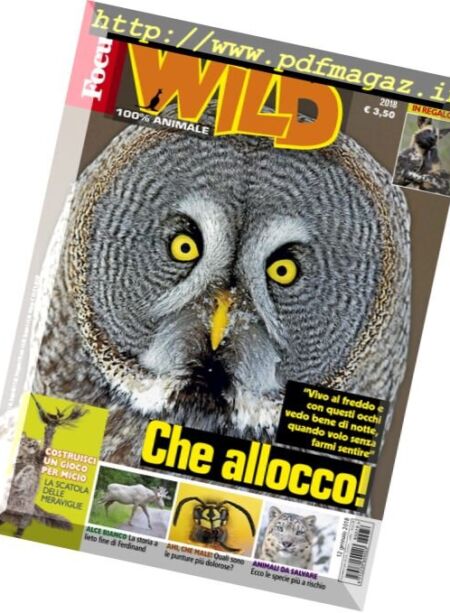 Focus Wild – Febbraio 2018 Cover