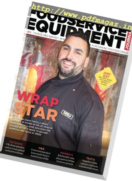 Foodservice Equipment Journal – January 2018 Cover