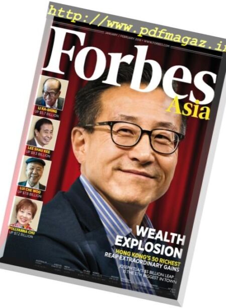 Forbes Asia – January 2018 Cover