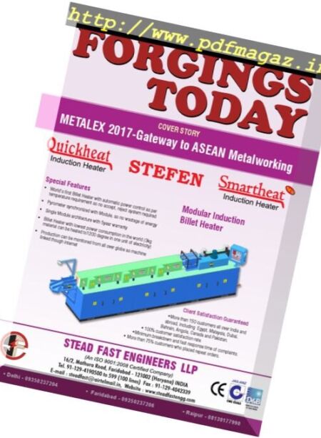 Forgings Today – 1 January 2018 Cover